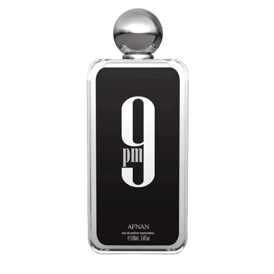 Afnan 9 PM Eau de Parfum Spray for Men 3.4 oz / 100ml Long Lasting Fragrance